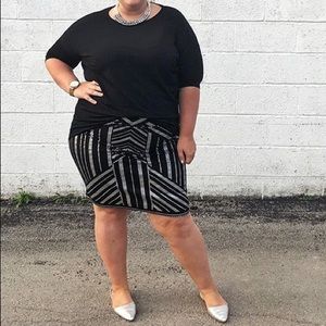 EUC Solid Black Irma Tunic